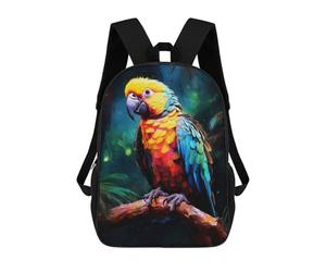 sinyumoney Majestic Parrot Mochila Escolar Impresa En 3D Para Niños, Mochila Escolar, Mochilas De Viaje, Bolso Informal De Moda Para Niños Y Estudiantes 17inch