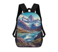 sinyumoney Majestic Patagonia Mochilas Infantiles Mochila Escolar Impresa En 3D Para Niños Mochilas De Viaje Bolsas Para Libros Para Niños 17inch Mochila Escolar