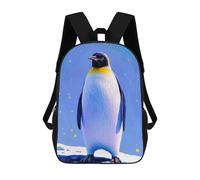 sinyumoney Majestic Penguin Portrait Mochilas Infantiles Mochila Escolar Impresa En 3D Para Niños Mochilas De Viaje Bolsas Para Libros Para Niños 17inch Mochila Escolar