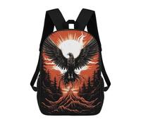 sinyumoney Majestic Phoenix Rising Mochila Escolar Impresa En 3D Mochilas Informales Para Niños Mochila Escolar Impresa En 3D Para Niños De Primaria Y Secundaria 17inch