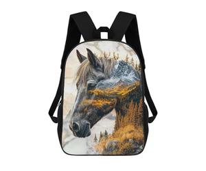 sinyumoney Majestic Spirit of The Wild Mochilas Infantiles Mochila Escolar Mochila Impresa En 3D Para Niños Mochilas De Viaje Bolsas Para Libros Mochila Escolar Para Niños 17inch