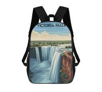 sinyumoney Majestic Victoria Falls Mochila De Viaje Resistente Al Agua, Bolsa Para Computadora Para Hombres, Mujeres Y Adolescentes 17inch