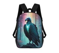 sinyumoney Majestic Vulture Mochila Infantil De Moda Divertida Mochila Escolar Para Niños Y Adolescentes Con Impresión 3D Para Niños 17inch