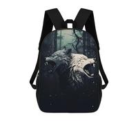 sinyumoney Majestic Wolves Mochila Escolar Para Institutos Y Colegios Informales Para Acampar, Aventuras Al Aire Libre Y Viajes Diarios 17inch