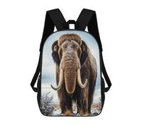 sinyumoney Mammoth in Winter Landscape Mochila Escolar Infantil Impresa En 3D Para Niños, Mochilas De Viaje De Alta Capacidad, Bolsas Para Libros, Mochila Escolar Infantil 17inch