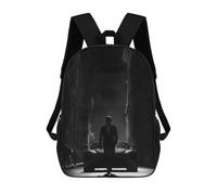 sinyumoney Man in Suit with Sports Car Mochilas Escolares Para La Escuela Secundaria, Preparatoria, Universidad Y Viajes Para Niñas Y Adolescentes 17inch