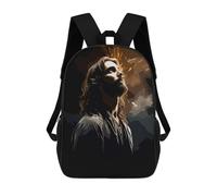 sinyumoney Man with Golden Halo Mochila Infantil Escolar Para Niños Con Estampado 3D De Dibujos Animados, Mochila Escolar Para Estudiantes, Mochila Para Portátil Para Niños Y Niñas 17inch