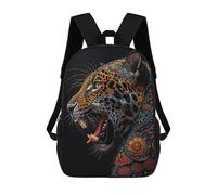 sinyumoney Mandala Jaguar Art Mochila Escolar Infantil Impresa En 3D Para Niños, Mochila De Viaje De Alta Capacidad, Mochilas Para Libros De 17 Pulgadas Para Niños