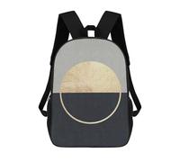 sinyumoney Marble And Gold Art 7 Mochila De Moda Para Papelería, Impermeable, Estilo Casual, Para Hombres Y Mujeres 17inch