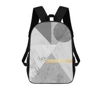 sinyumoney Marble And Gold Art 8 Mochilas Impresas En 3D Para Niños, Mochila Escolar, Mochila Informal Para Exteriores, Mochila Informal De Moda Para Niños, Lindas Bolsas De Viaje 17inch