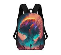 sinyumoney Mars The Red Planet -2 Mochila Escolar Grande, Ligera E Informal Para Niñas, Niños Y Adolescentes 17inch