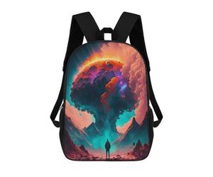 sinyumoney Mars The Red Planet -2 Mochila Escolar Grande, Ligera E Informal Para Niñas, Niños Y Adolescentes 17inch