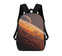 sinyumoney Mars The Red Planet Mochila Escolar Ligera Mochila Escolar De Día Mochila Para Libros Para La Universidad Para Acampar Aventuras Al Aire Libre Y Viajes Diarios 17inch
