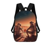 sinyumoney Martian Space Bar Mochila Escolar Infantil Impresa En 3D 17inch Mochilas Escolares Para Niños, Estilo Casual Y Moderno, Mochilas De Viaje De Alta Capacidad
