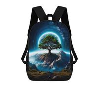 sinyumoney Martian Tree Mochila Escolar Impermeable Para Ordenador Portátil Para Adolescentes, Chicas, Chicos, Mujeres Y Hombres 17inch