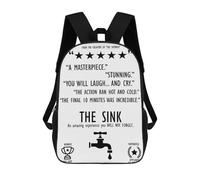 sinyumoney MASTERPIECE SINK Funny Mochila Infantil, Mochila Escolar Infantil, Mochilas Escolares Impresas En 3D Para Niños Y Estudiantes Adolescentes 17inch