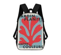 sinyumoney Matisse Jardin Des Plantes Mochilas Escolares, Mochilas Para Portátil, Mochilas Para Camping, Aventuras Al Aire Libre Y Viajes Diarios 17inch
