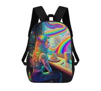 Sinyumoney Melody of Heart Mochila Escolar Impreso En 3D Para Niños Y Niñas Mochila Portátil Para Niños/Estudiantes/Adultos, Highgaze, 17"