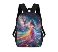 Sinyumoney Melody of Heart Mochila Escolar Impreso En 3D Para Niños Y Niñas Mochila Portátil Para Niños/Estudiantes/Adultos, Lotus Goddess, 17"