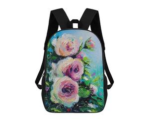 sinyumoney Memories of Summer Roses Mochila Impermeable Para Ordenador Portátil Para Campus, Actividades Al Aire Libre, Viajes Y Deportes 17inch