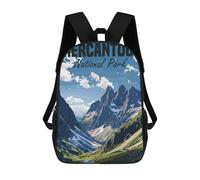 sinyumoney Mercantour National Park Mochilas Para Niños Y Estudiantes, Mochilas Escolares Impresas En 3D, Mochilas Para Estudiantes De Primaria Y Secundaria Para Niños Y Niñas 17inch