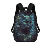 sinyumoney Mermaid Cat Fantasy Fusion Mochilas Para Niños Mochila Escolar Mochila Escolar Impresa En 3D Para Niños Estudiantes De Primaria Y Secundaria 17inch