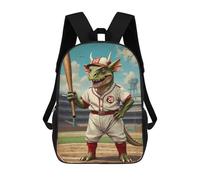 sinyumoney Mesozoic Baseball Star 20 Mochilas Para Niños Mochila Escolar Mochila Escolar Impresa En 3D Para Niños Estudiantes De Primaria Y Secundaria 17inch