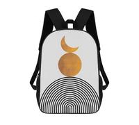 sinyumoney Metal And Gold Art 06 Mochila Infantil De Moda Divertida Mochila Escolar Para Niños Y Adolescentes Con Impresión 3D Para Niños 17inch