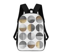 sinyumoney Metal And Gold Art D Mochila Mochila Informal Mochila De Día Escuela Trabajo Viajes Bolsa Para Hombres/Mujeres 17inch