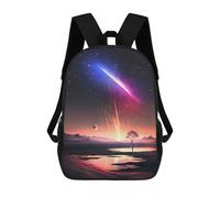sinyumoney Meteor Showers Night Sky Mochila Escolar Impresa En 3D Para Niños, Mochila Escolar, Mochilas De Viaje, Bolso Informal De Moda Para Niños Y Estudiantes 17inch