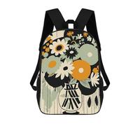 sinyumoney Mia Bouquet of Flowers Mochilas Escolares Ligeras Para Aeropuerto, Estudiantes Universitarios, Mochila Para Acampar, Aventuras Al Aire Libre Y Viajes Diarios 17inch
