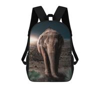 sinyumoney Midnight Elephant Mochilas Mochilas Infantiles Mochila Escolar Mochila Escolar Infantil Impresa En 3D Mochilas De Viaje De Moda Para Niños De Primaria Y Secundaria 17inch