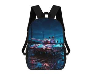 sinyumoney Military Might in The Mud Mochila Escolar Para Niños, Mochila Escolar Impresa En 3D Para Estudiantes De Primaria Y Secundaria 17inch