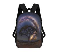 sinyumoney Milky Way Arch Over Tree Mochila Escolar Resistente Al Agua, Mochila De Viaje, Bolsa Para Computadora Para Hombres, Mujeres Y Adolescentes 17inch