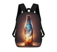 sinyumoney Milky Way in A Bottle Mochila De Día Mochila De Negocios Mochila Impermeable Para Libros Para Hombres/mujeres 17inch
