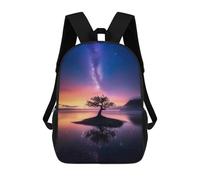sinyumoney Milky Way Tree Mochila Escolar, Mochila De Viaje Resistente Al Agua, Mochila Para Computadora Para Niñas, Niños Y Adolescentes 17inch