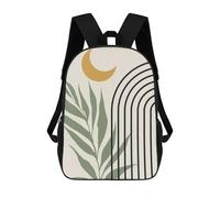 sinyumoney Minimalist Floral 06 Mochila Escolar Impresa En 3D Mochilas Informales Para Niños Mochila Escolar Impresa En 3D Para Niños De Primaria Y Secundaria 17inch