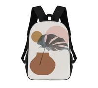 sinyumoney Minimalist Floral A26 Mochilas Infantiles Escolares Impresas En 3D, Mochilas Para Niños, Mochilas De Viaje Para Niños Y Niñas, Mochilas Escolares Para Niños 17inch