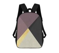 sinyumoney Minimalist Geometry IV Mochila, Mochila Escolar Impresa En 3D, Bolsa Para El Almuerzo Escolar, Mochila De Viaje, Mochila Para Amigos, Mochila Escolar Para Niñas Y Niños 17inch
