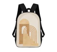 sinyumoney Minimalist Geometry IX Mochilas De Moda Impresas En 3D 17inch Mochila Escolar Informal Para Niños De Primaria Y Secundaria