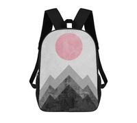 sinyumoney Minimalist Geometry XVII Mochilas Impresas En 3D 17inch Mochila Escolar Infantil Para Exteriores, Mochila Informal De Día, Bolsas De Viaje Informales Para Estudiantes De Secundaria