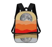 sinyumoney Minimalist Landscape III Mochila Ronaldo, Mochila Infantil, Mochila Escolar Para Estudiantes, Mochila Para Libros, Mochila Escolar Impresa En 3D Para Niños Y Niñas, 17inch