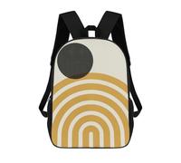 sinyumoney Minimalist Lines 18 Mochila Escolar, Mochila Infantil Para Niños Y Adolescentes, Regalos, Mochilas De Día Con Impresión 3D, Mochila Escolar, Mochila Para Libros 17inch