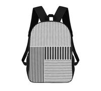 sinyumoney Minimalist Lines 2 Mochila Infantil Para Niñas, Mochila Escolar 3D, Mochila Para Niños Pequeños, Mochila Informal De Día, Mochila Escolar De Moda 17inch
