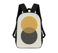 sinyumoney Minimalist Lines 20 Mochila Infantil Para Niñas Y Niños, Mochila De Día, Escuela Primaria, Perfecta Para La Vuelta Al Cole O Educación Física, Regalos Y Viajes 17inch