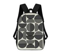 sinyumoney Minimalist Lines 21 Mochilas Impresas En 3D 17inch Mochila Escolar Infantil Para Exteriores, Mochila Informal De Día, Bolsas De Viaje Informales Para Estudiantes De Secundaria