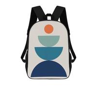 sinyumoney Minimalist Lines 28 Mochila Escolar Para Niños Con Impresión 3D, Mochila Moderna Para Niños Y Niñas, Mochila Informal Para Estudiantes. 17inch
