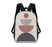 sinyumoney Minimalist Lines 30 Mochila Infantil De Moda Divertida Mochila Escolar Para Niños Y Adolescentes Con Impresión 3D Para Niños 17inch