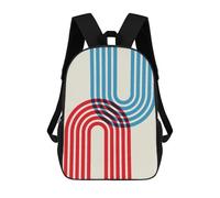 sinyumoney Minimalist Lines 31 Mochilas Para Niños Mochila Escolar Mochila Escolar Impresa En 3D Para Niños Estudiantes De Primaria Y Secundaria 17inch
