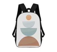 sinyumoney Minimalist Lines 34 Mochilas Para Niños Mochila Escolar De Moda Mochila Escolar Impresa En 3D Para Niños Estudiantes De Primaria Y Secundaria 17inch